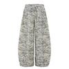 Womens Gradient Striped Sweatpants Loose Wide Leg Drawstring Joggers Streetwear Jazz Dance