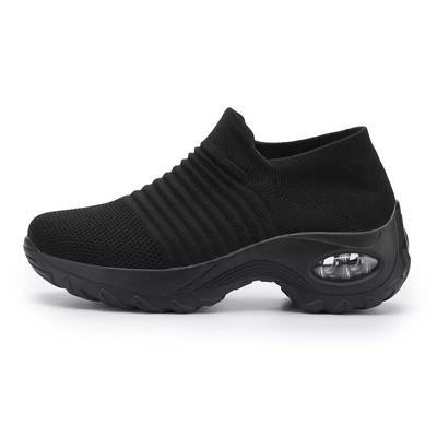 New Large Size Women's Casual Sports Shoes, Thick-soled Women's Sneakers, Air-cushioned Fashionable Women's Punk Shoes, Loafers