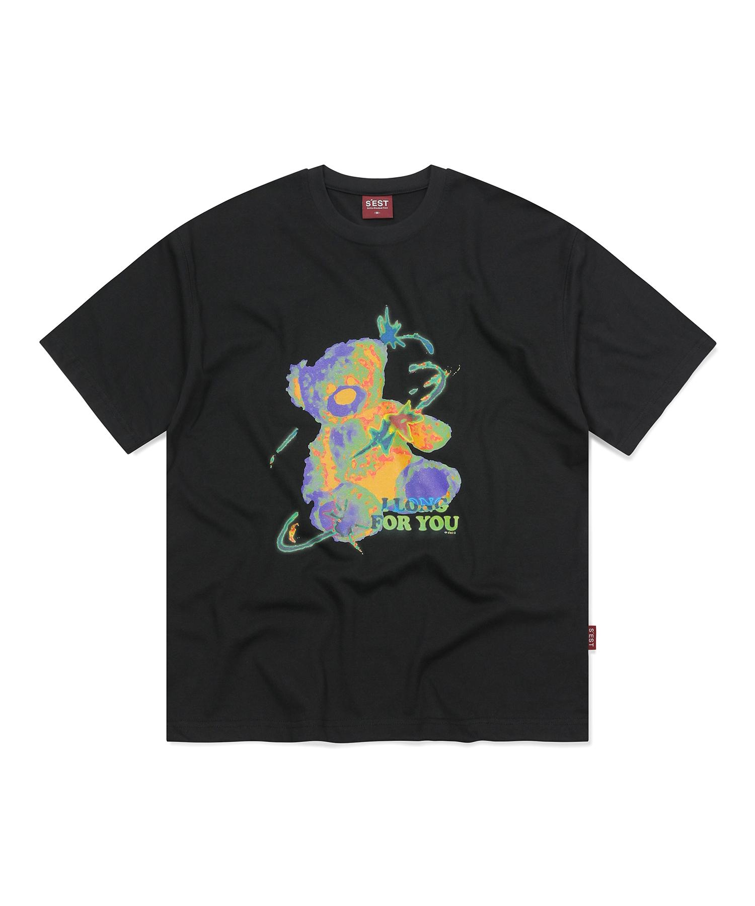 Siest Lonely Teddy T-Shirts Black S