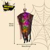 Glowing Ghostly Skeleton Hanging Decoration With LED Light Halloween Ceiling Decoration For Garden Yard Outdoor Indoor