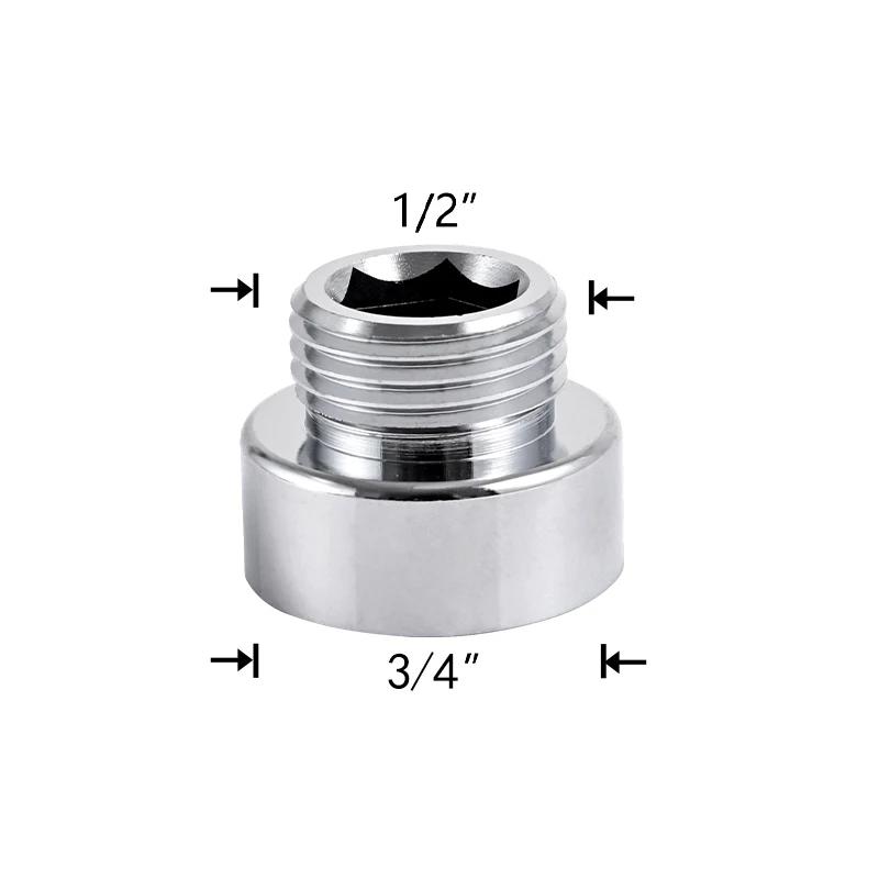 Water Faucet Coupler 1/2 To M16 M18 M20 M22 M24 M28 Thread Connector Conversion Repair Tap Adapter For Bubbler Kitchen Bathroom