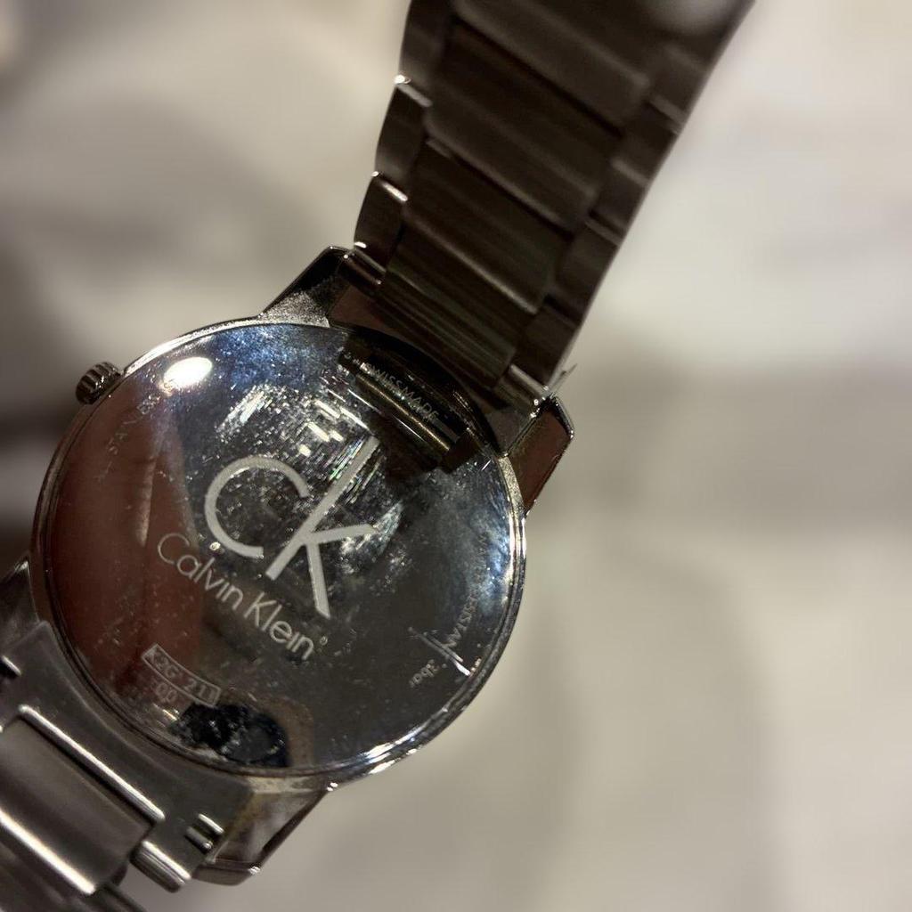 Used Calvin Klein Watch Quartz Blue Dial