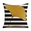 Thanksgiving Linen Pillowcase Autumn Pumpkin Print Pillow Cushion Cover