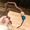Style Fresh Headbands Contrast Ball Womens Hair Accessories Fix Hairs