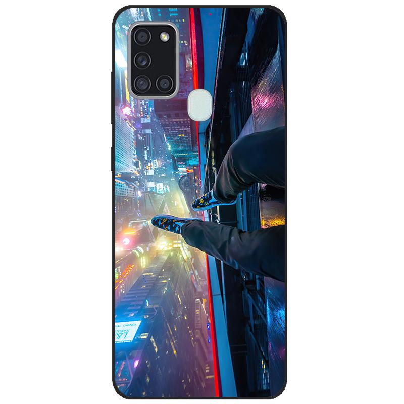 For Samsung A21s SM-A217F/DSN Back Cover tpu Soft Silicone Phone Case For Samsung Galaxy A21s Case Mobile Phone black coque new