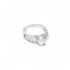 Sterling Silver Amethyst Ring: Minimalist Design