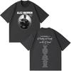 Alex Warren 2026 Tour Graphic Merch T Shirts Unisex Unisex Hip Hop Fashion Tshirts Short Sleeve Cotton Loose T Shirts Streetwear