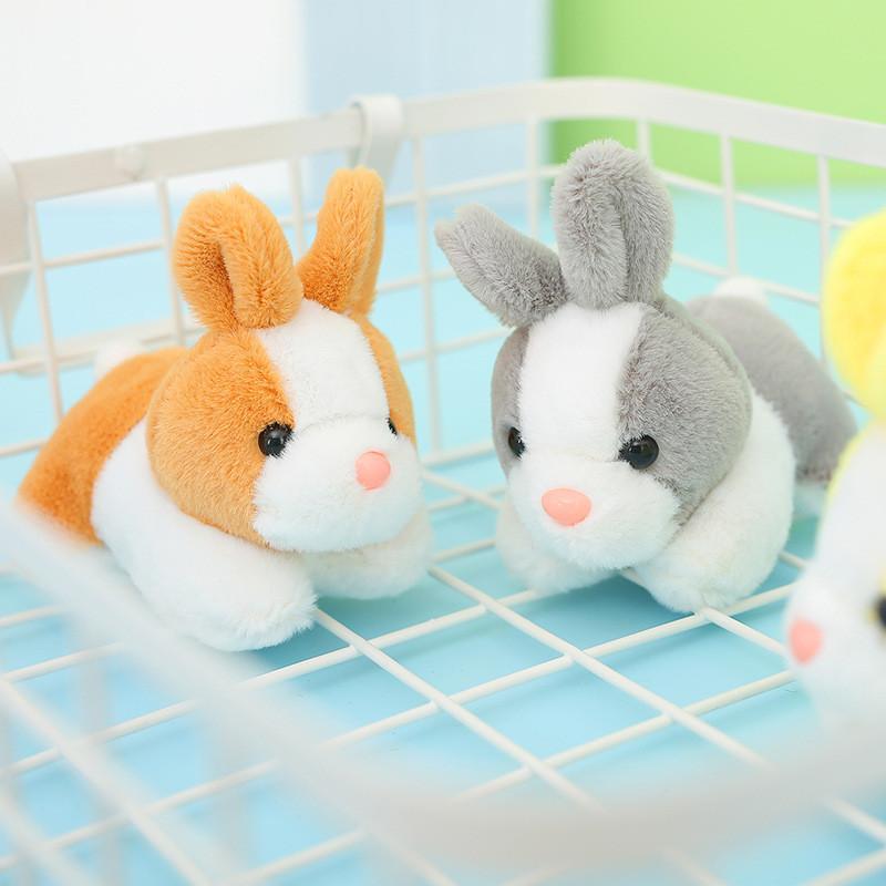 Colorful Bunny Plush Keychain Adorable Stuffed Animal Rabbit Doll For Fashion Bags Accessories And