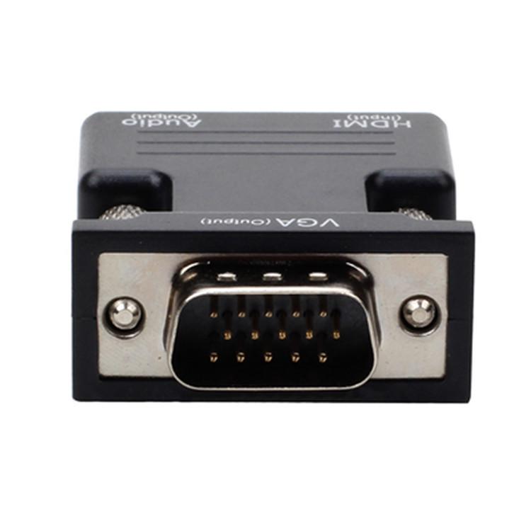 HDMI To VGA Converter Cable with Audio - HDMI Female To VGA Male Adapter