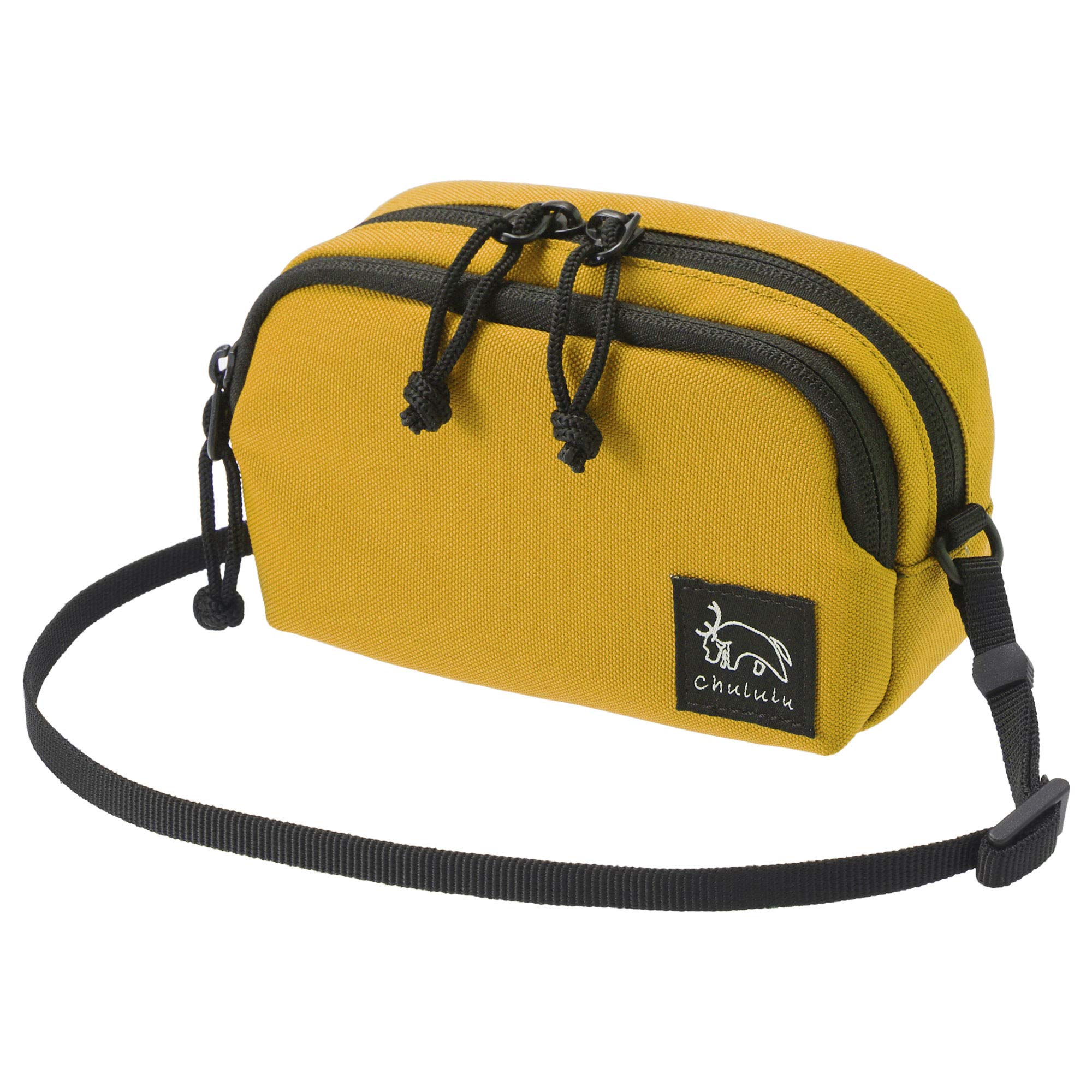 Hakuba Chululu Holiday Multi-Pouch M Camera and Smartphone Mustard SCH-HDMPMMT