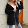 Women's Fashion Lightweight Long Casual Cardigan Double Side Pockets Front Open Loose Breathable Jacket