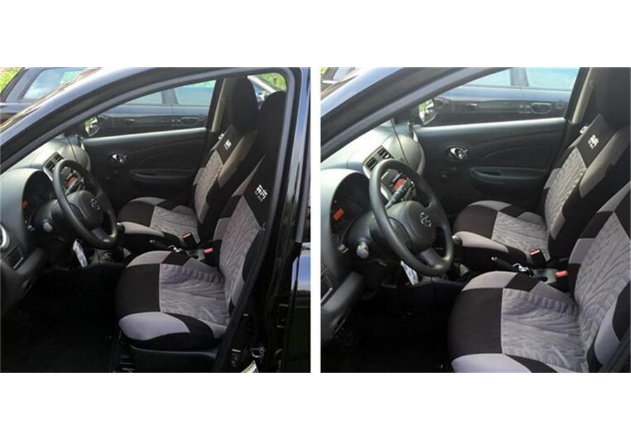 Classic Washable Embroidery 2PCS Car Seat Covers Set Universal For Most Brand Vehicle Interior Accessories Seat Covers