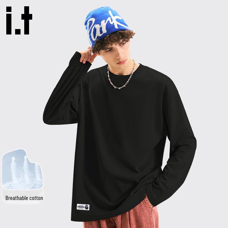 Fingercroxx Men's Loose Fit Long-Sleeve Cotton T-Shirt