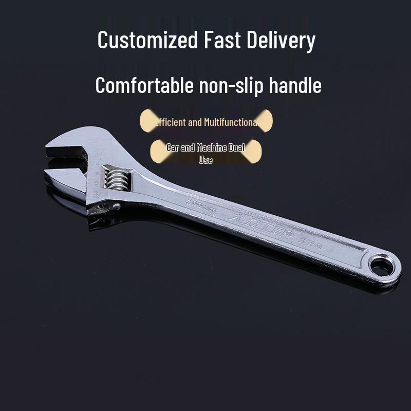 Multi-Purpose Adjustable Wrench with Large Opening Adjustable Wrench 6 in