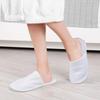 6 Pairs Disposable Slippers for Guests Bulk House Slippers Spa Fluffy Coral Fleece Indoor Hotel Slippers for Women Men