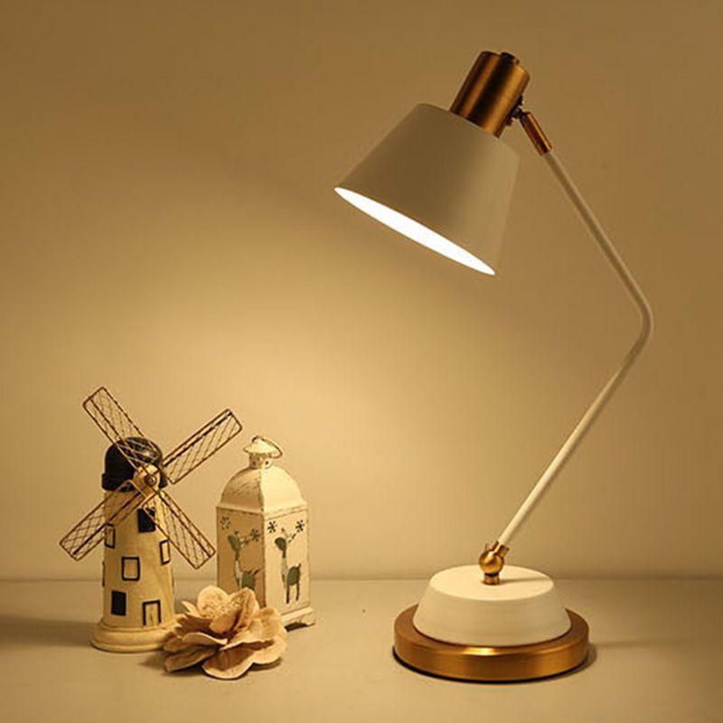 Modern LED Adjustable Desk Lamp Long Swing Arm E27 Table Lamp Bedside Study Office Eye Protection Reading Lights EU/US Plug