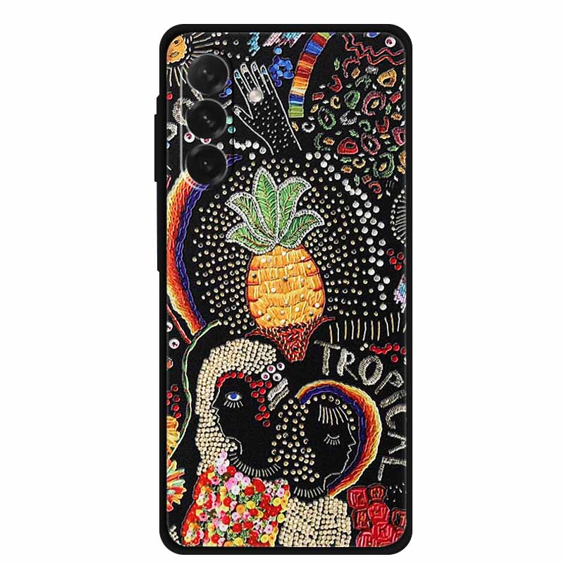For Samsung Galaxy A56 5G Case 3D Relief Silicone Emboss Soft Protective Covers for Galaxy A26 / A36 / A56 Phone Back Cases A 56