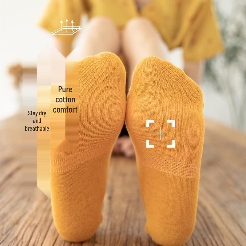 Women's Breathable Non-Slip Low-Cut Invisible Mesh Socks for Summer