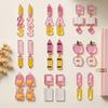 Boucles d'oreilles pendantes mignonnes en acrylique 1 paire Enseignante pour femmes, Thème Fête Commémorative Fête, Boucles d'oreilles Chiffre Alphabet Crayon Crayon Sac à dos 2D, Premier Jour