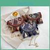 Stylish Colorblock Ethnic Fringe Envelope Bag For Women In Trendy Summer Fashion
