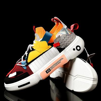 High Quality Autumn Hot Sale Man Casual Shoes Mesh Comfortable Mens Sneakers Couple Mixed Colour Breathable Shoes Big Size 46 47