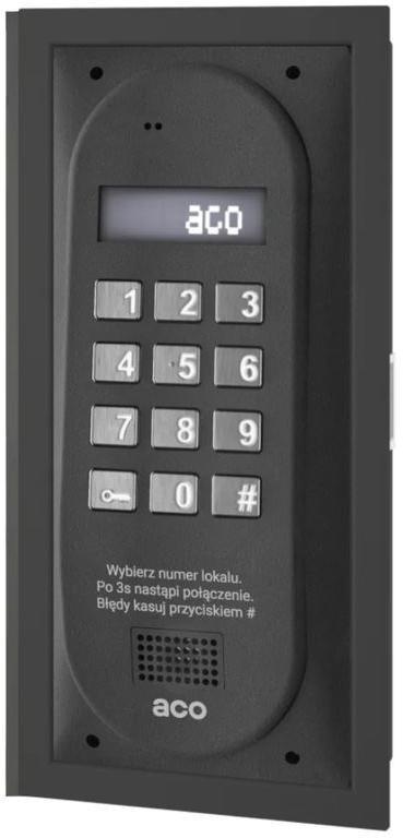 ACO CDNP8ACC ST (G3) (B) Digital Door Entry Panel, 255 Apartments