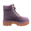 Timberland Women's Stone Street 6 Inch Premium Platform Boot Dark Purple A2H3C-EJJ