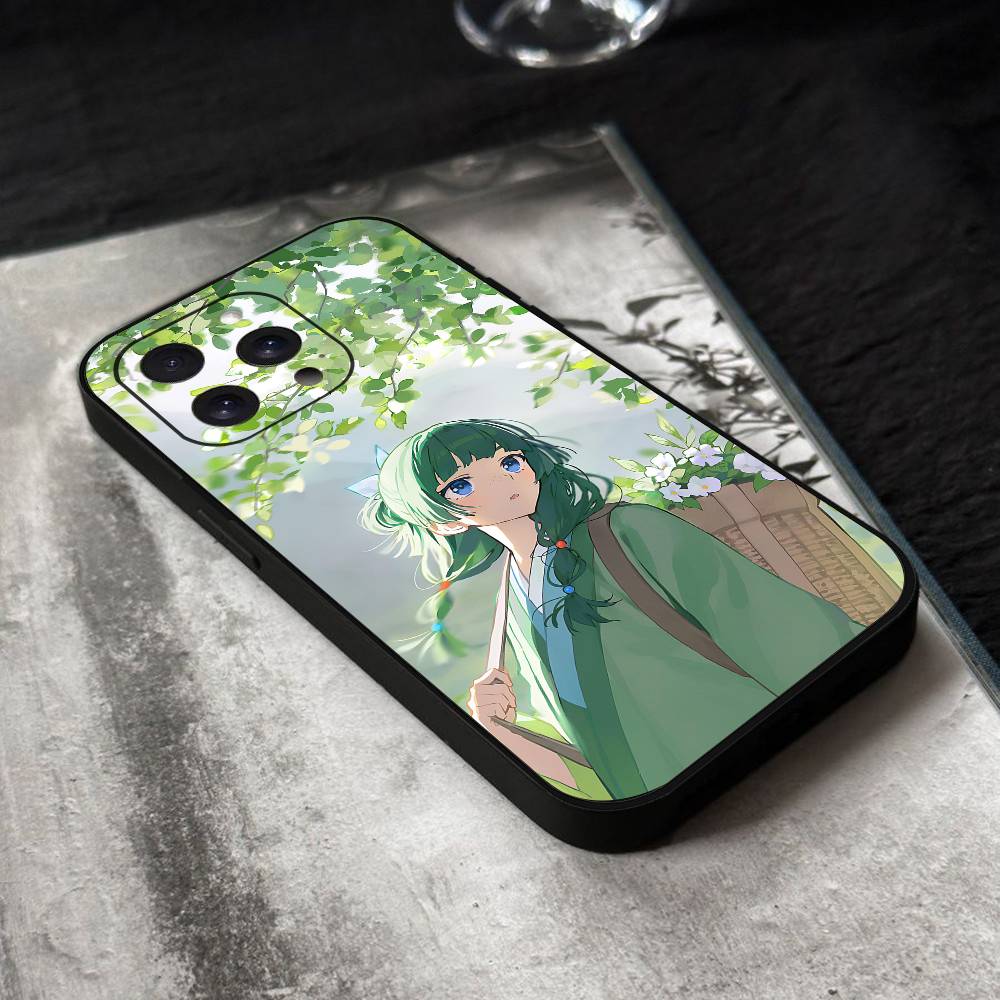 The Apothecary Diaries Anime Phone Case Black Silicone Soft Shell For IPhone 17 16 15 14 13 12 11 Air Pro Max Plus Hot Sale