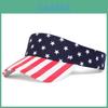 American Flag Baseball Cap With Curved Brim And Adjustable Fit For Summer Sun Protection
