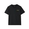 T Shirts Men's Black Crew Neck Moderate KU5311