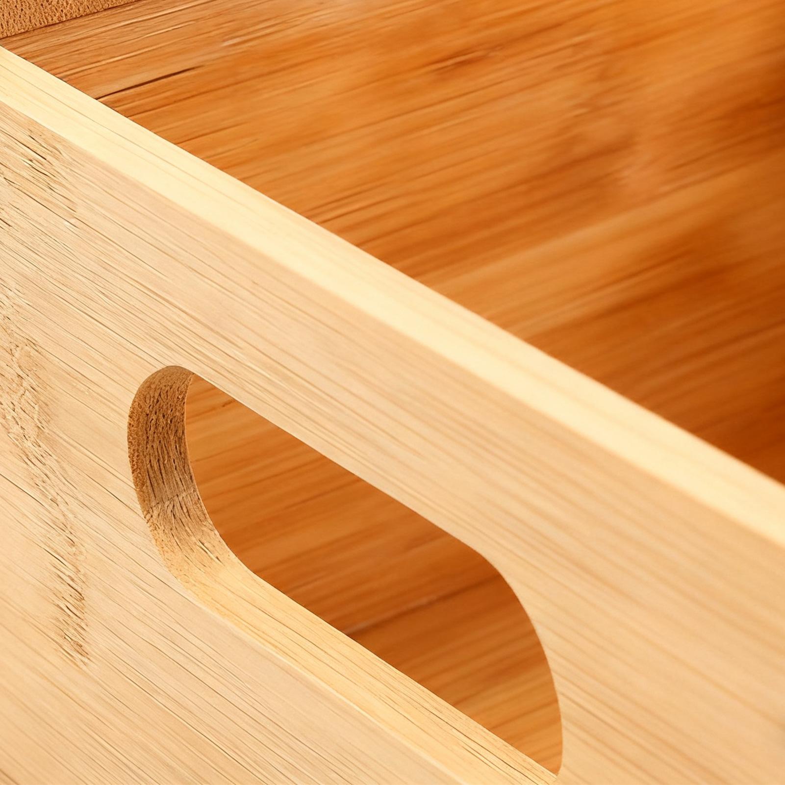 Кухонная кладовая Хранение Корзина для хлеба Бамбуковая Деревянная Коробка для хранения приправ Картофель Лук Овощи Фрукты Кухонный органайзер CN