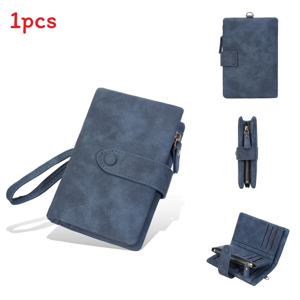 Fashion Pu Wallet For Women With Multiple Card Slots And Zipper Closure