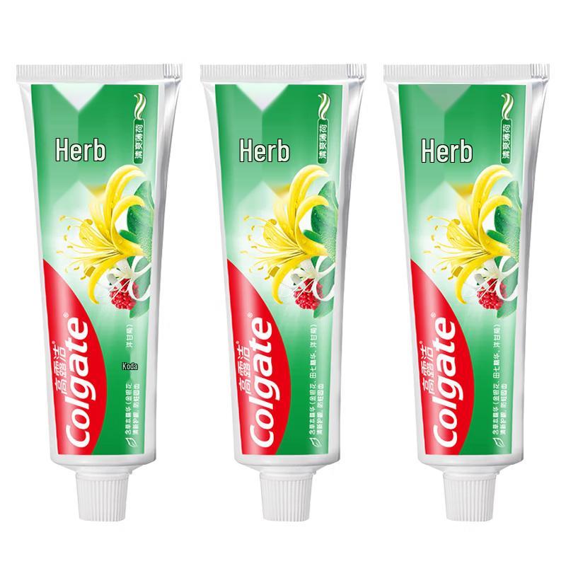 Colgate Herbal Toothpaste for Healthy Gums, Refreshing Mint Triple Pack