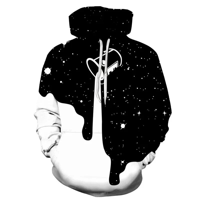 Fashionable Men's Hoodie with Street Casual Sports Style Long Sleeve and Kangaroo Pocket Fleece Sweatshirt for Autumn and Winter