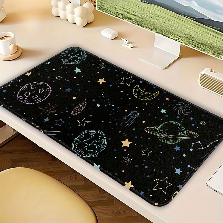 Mystery Of The Universe Planet rubber Mouse Pad Computer Laptop Pad Desk accessories office Pad Keyboard Mouse Pad Game Console