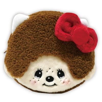 Monchhichi X Hello Kitty Face Pouch X X D5cm MKT-FP H14.5 W15.5