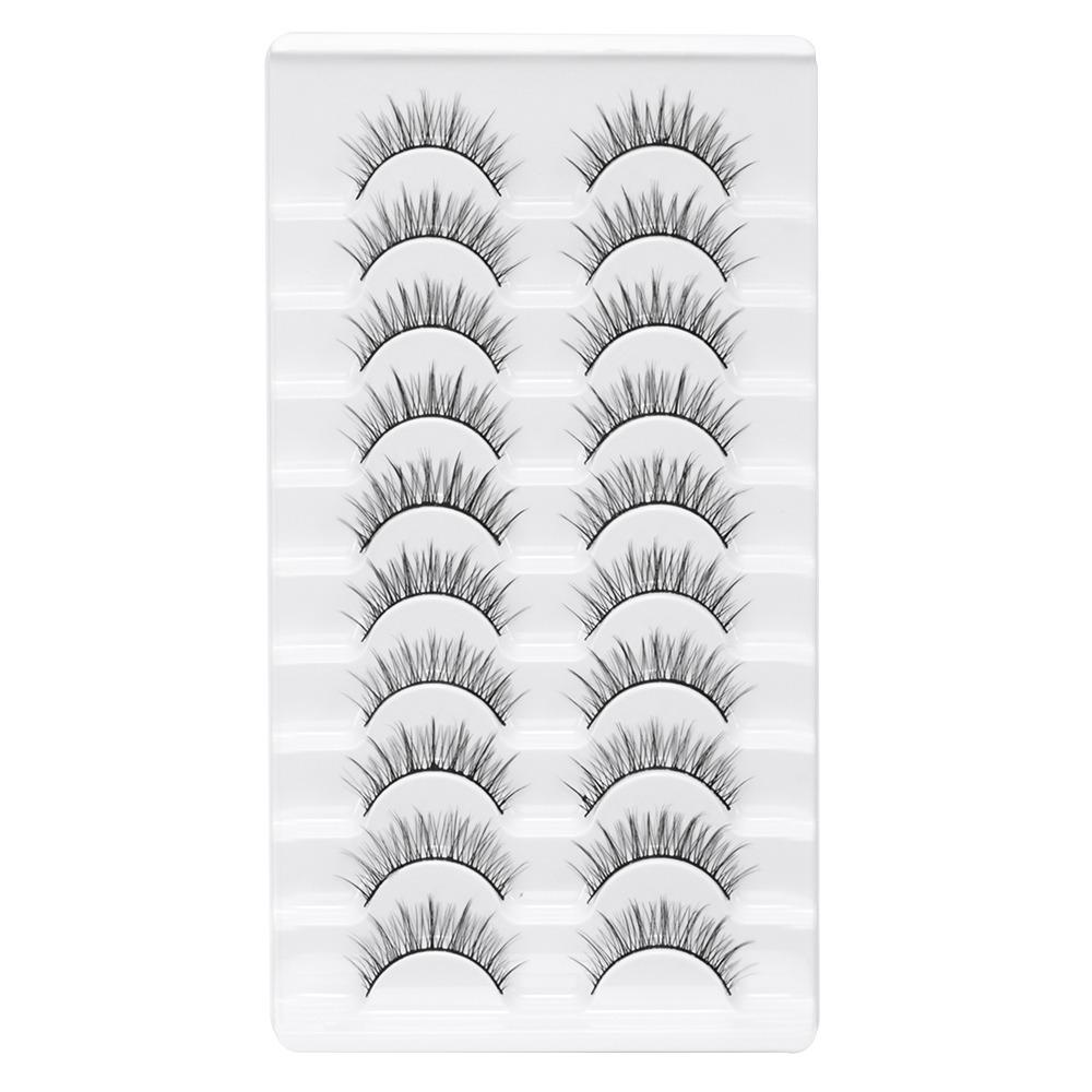 Natrual Long False Eyelashes Handmade Eye Makeup Tools Beauty 3D Faux Mink Lash Eye Lash Extension
