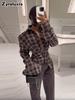 Chemise à Manches Longues Boutonnée à la Taille Mode Femme Nouveau Style Manteau Décontracté Coupe Ample pour l'Automne