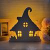 Multi Purpose Halloween Decor Mould Easy Demold Silicone House Mold for Halloween Themed House Decorative Accessory