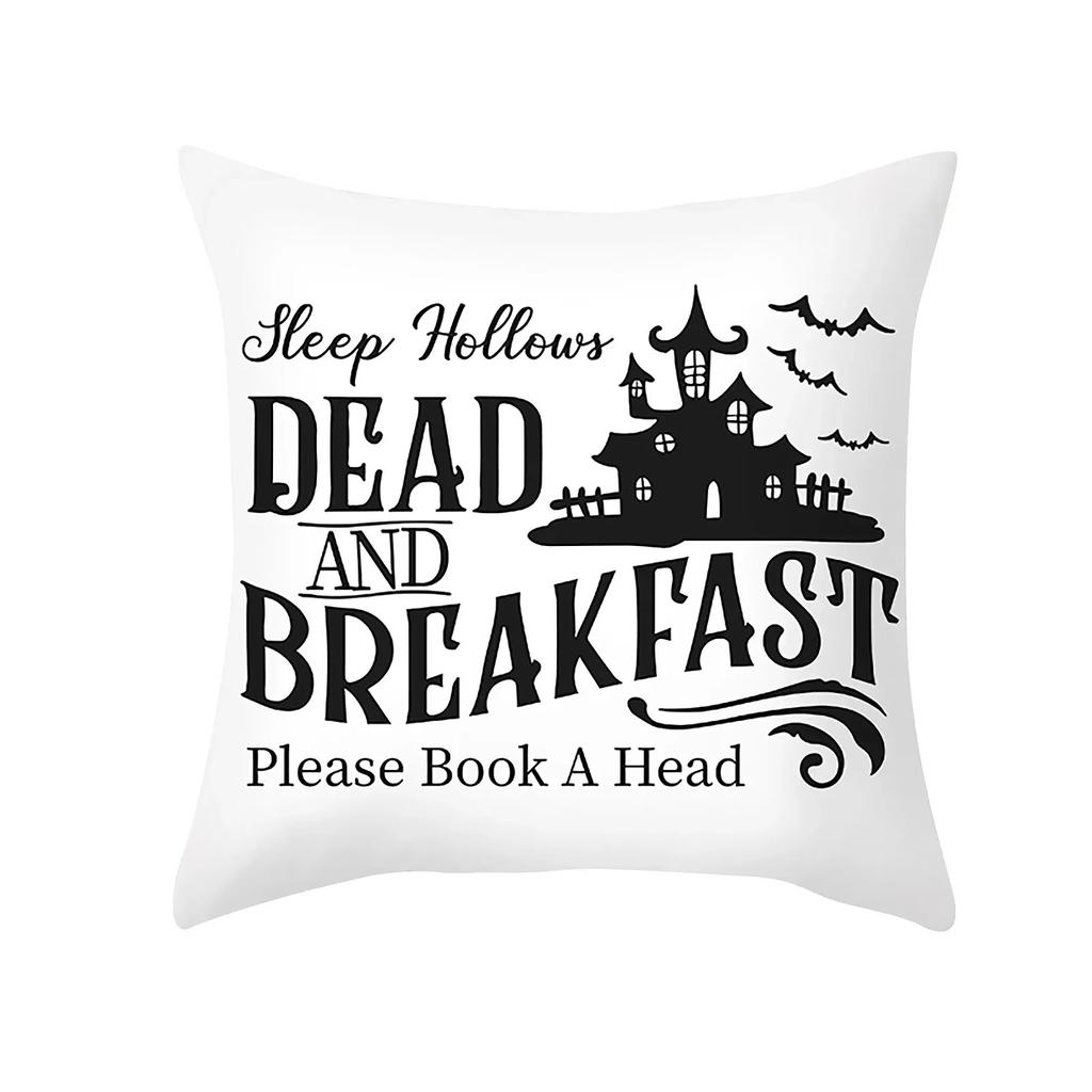 Halloween Decorative Pillow Pumpkin Pumpkin Witch Cushion Cover Is Suitable for Home Living Room Sofa WSH Room Decoration