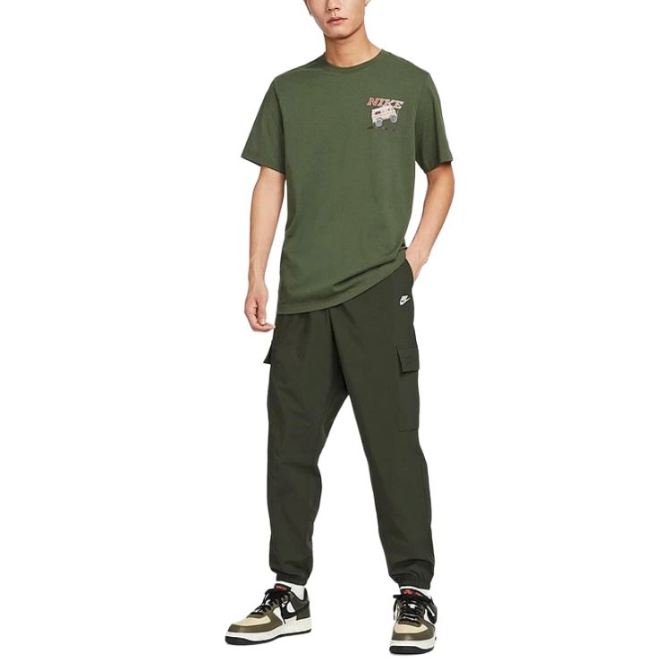New Nike Club Cargo Pants Men's Army Green HJ1991-355
