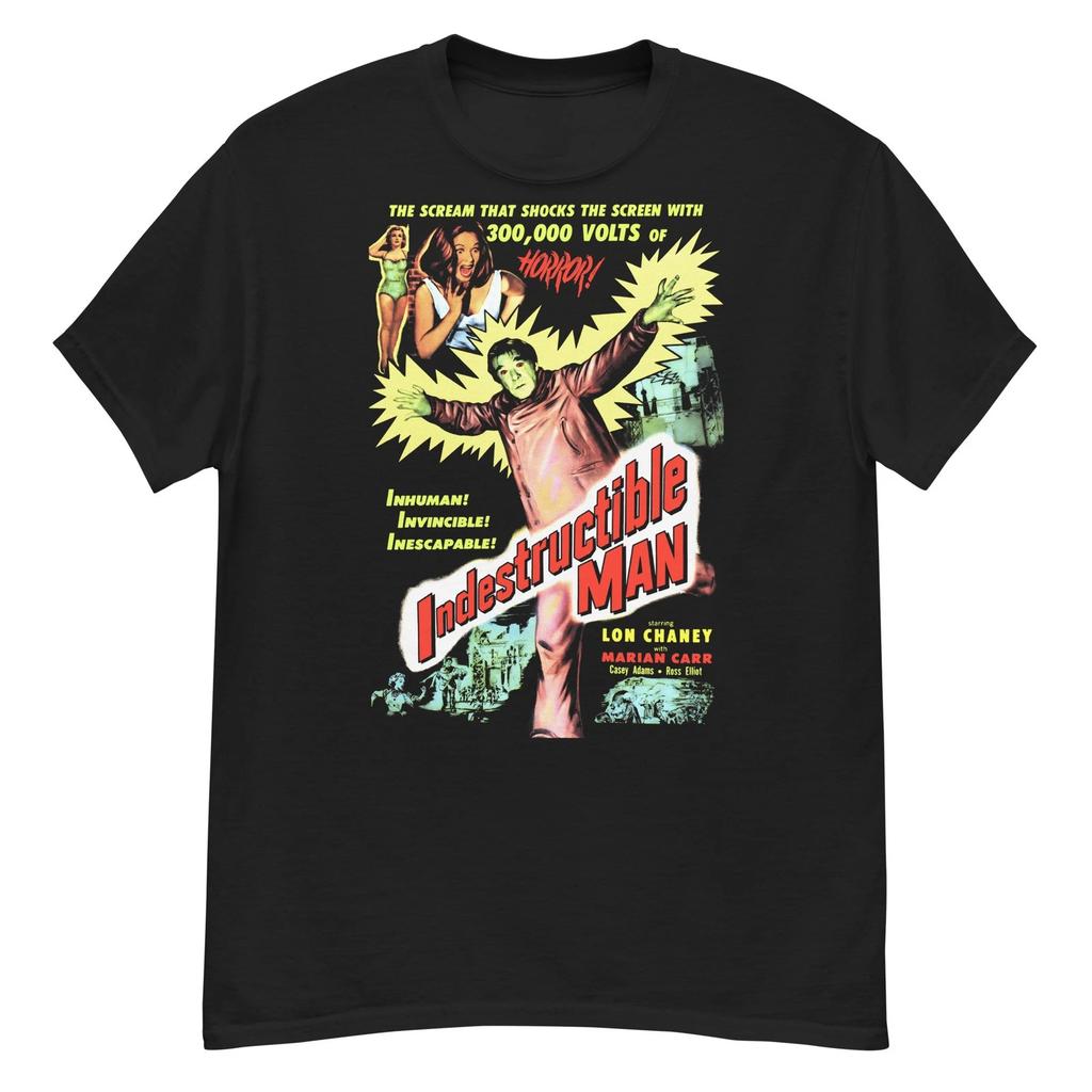 Indestructible Man cult sci-fi film fan art t-shirt