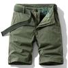 Men Summer Cotton Cargo Shorts Men Multi Pocket Breathable Casual Jogger Short Tactical Casual Short Male