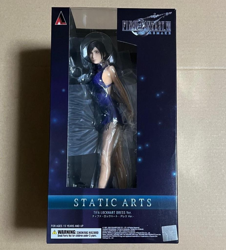 [USED] FF7 Remake Static Arts Tifa Dress Ver. Figure