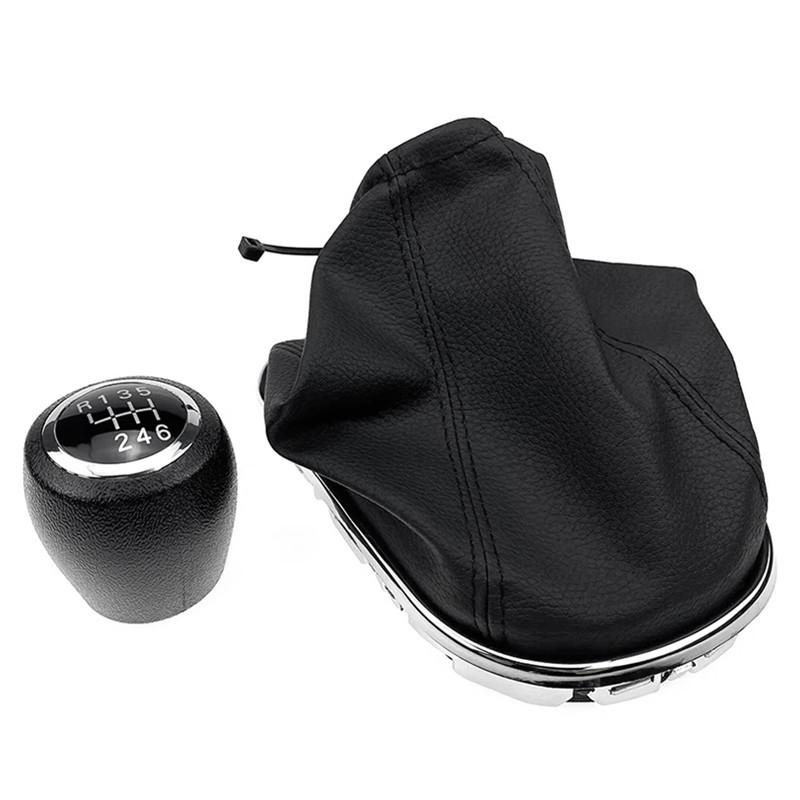 Car Accessories 6 Speed For Chevrolet Cruze 2008-2015 Manual Transmission Gear Shift Knob Head Ball Lever Shifter Gaiter Boot