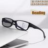 Sports Outdoor Dual-purpose Photosensitive Color Change Anti-blue Light Multi-focus Reading Glasses 81279-1