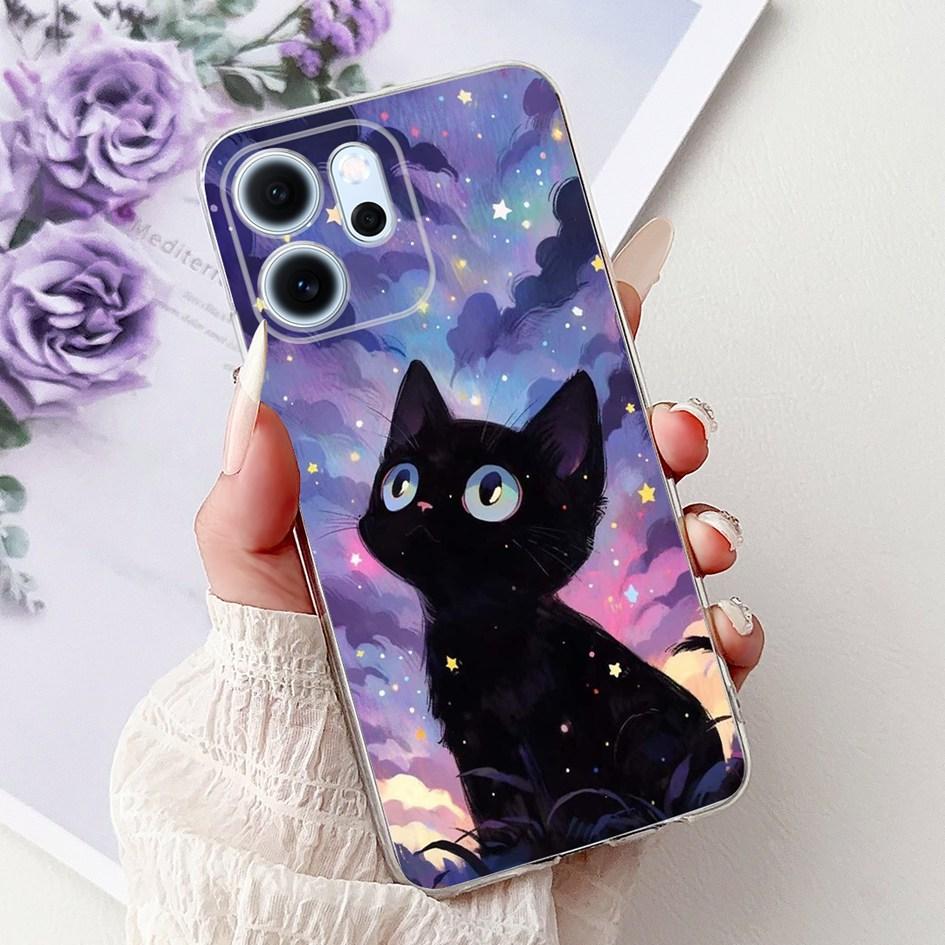 For Cover OPPO Reno 14F 2025 Case Reno14F Popular Bamboo Bowknot Soft Silicone Clear TPU Bumper For OPPO Reno14 F CPH2743 Shells
