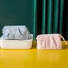 Bronzefarbene Sterne Muschelform Kosmetiktasche Waschbeutel Schreibtisch-Aufbewahrungstasche Badezimmer-Aufbewahrung