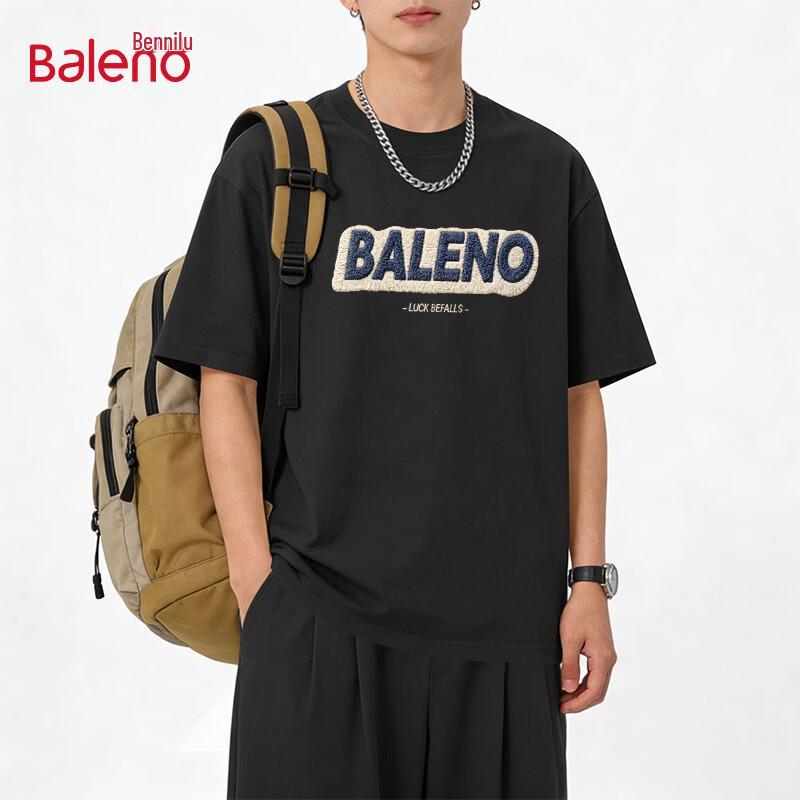 Baleno Men's Loose Fit Pure Cotton Short Sleeve T-Shirt