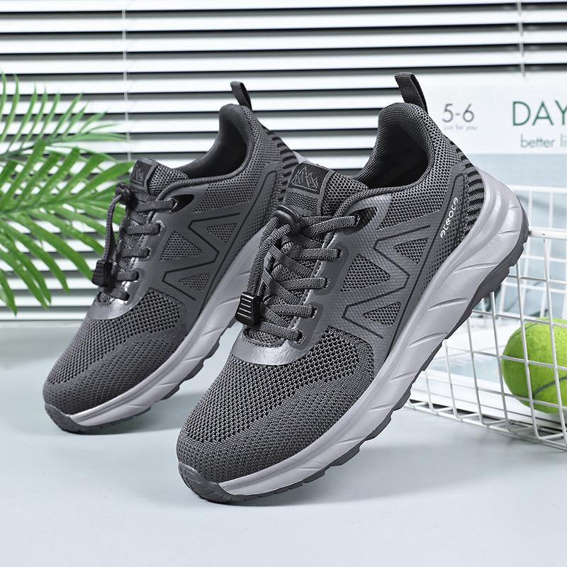 Spring Lightweight Non-Slip Sneakers for Middle-Aged and Elderly Women - Comfortable, Breathable Soft Sole Walking Shoes